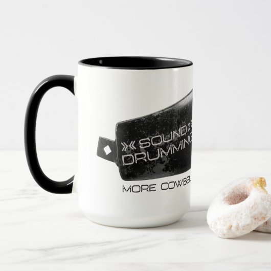 Mug Sain battant du tambour de "plus de sonnaille !" (Avec donut)