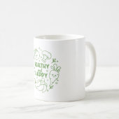 Mug Sain et heureux (Devant droit)