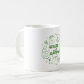 Mug Sain et heureux (Devant gauche)
