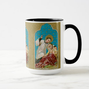 Mug Saint Alphonse de Gonzague & Victime de la Peste (