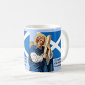 Mug Saint André l'Apôtre et le drapeau de l'Ecosse (Devant droit)