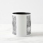 Mug Saint-Baptême Moderne Élégant Coeur Chic Photo béb (Centre)