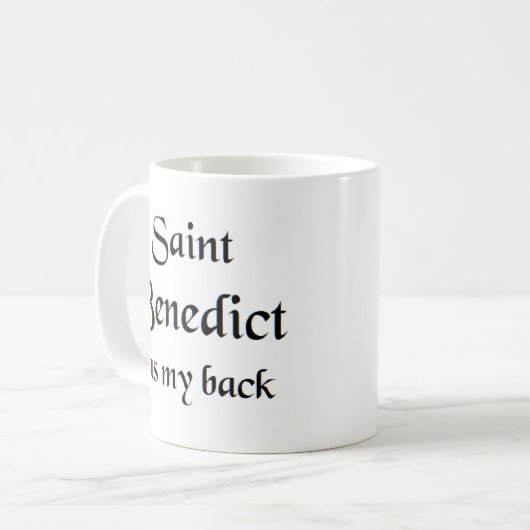 Mug saint bendict (Devant gauche)