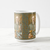 Mug Saint Benoît de Nursia (JM 07; Style 3) (Devant droit)