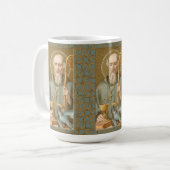 Mug Saint Benoît de Nursia (JM 07; Style 3) (Devant gauche)