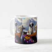 Mug Saint Bernard à la pagaie : Une aventure Pittoresq (Devant gauche)