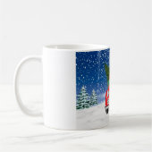Mug Saint Bernard Chien Voiture De Conduite En Neige N (Gauche)