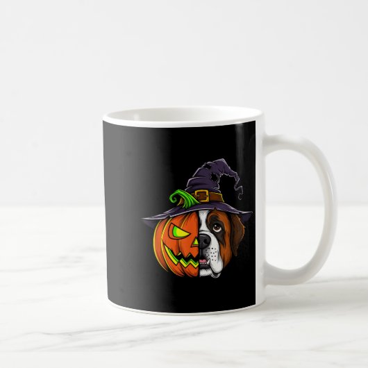 Mug Saint Bernard Citrouille Jack O Lantern Halloween (Droite)