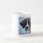 Mug Saint Bernard dans la neige (Centre)