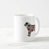 Mug Saint Bernard Geo Silhouette Plaid (Devant droit)