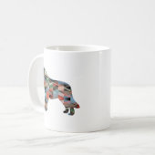 Mug Saint Bernard Geo Silhouette Plaid (Devant gauche)