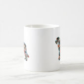 Mug Saint Bernard Geo Silhouette Plaid (Centre)