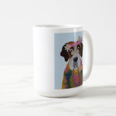 Mug Saint Bernard Hippie (Devant droit)