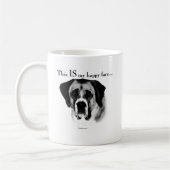 Mug Saint Bernard Joyeux Visage (Gauche)