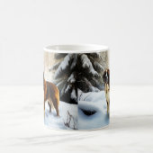 Mug Saint Bernard Laisser Neige Noël (Centre)