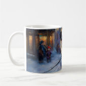 Mug Saint-Bernard période de fêtes de Noël (Gauche)