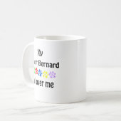 Mug Saint Bernard Walks Design (Devant gauche)