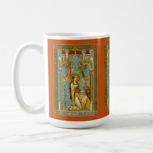 Mug Saint-Cécile néo-gothique de Rome (BNG 02) (Gauche)
