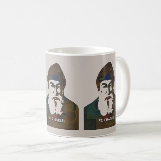 Mug Saint Charbel (Devant droit)