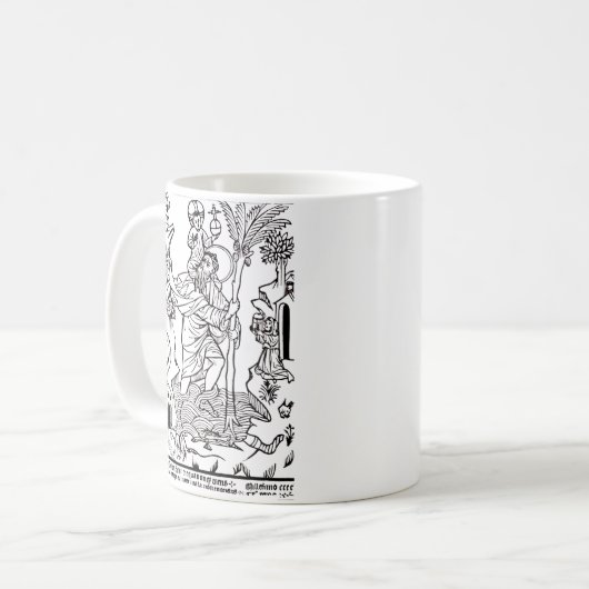 Mug Saint Christophe catholique romain (Devant gauche)