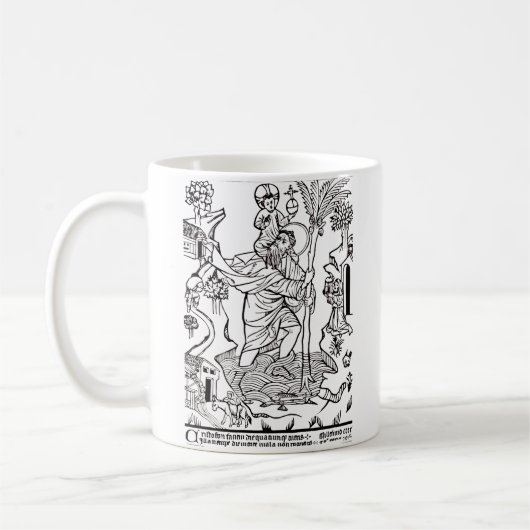 Mug Saint Christophe catholique romain (Gauche)