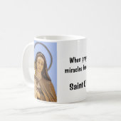 Mug Saint Clare d'Assise (Devant gauche)