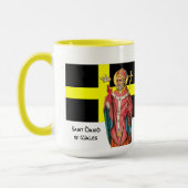 Mug Saint David du Pays de Galles (P 001) et son drape (Gauche)