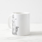 Mug Saint Edmund le Martyr Roi des Angles de l'Est (Devant gauche)