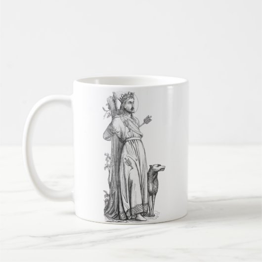 Mug Saint Edmund le Martyr Roi des Angles de l'Est (Gauche)