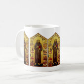 Mug Saint Francis d'iconographie médiévale d'Assisi (Devant gauche)
