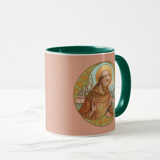 Mug Saint François d'Assise (BK 002) (Devant droit)