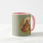 Mug Saint François d'Assise (BK 002) (Devant droit)