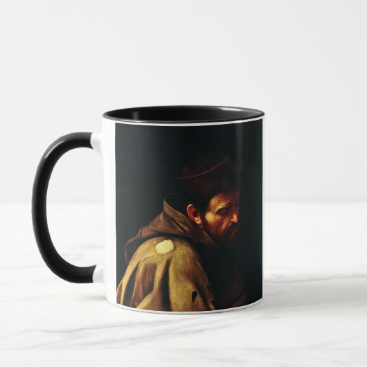 Mug Saint François d'Assise par Caravaggio (Gauche)