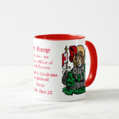 Mug Saint George et le Dragon (Nuremberg) (Devant droit)