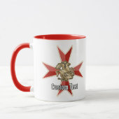 Mug Saint George sur croix de Malte (Gauche)