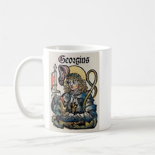 Mug Saint Georges de la Chronique de Nuremberg (Gauche)