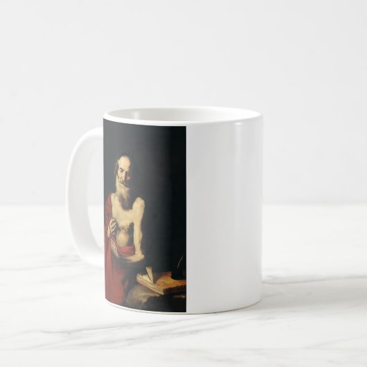 Mug Saint Jérôme par Jusepe de Ribera (Devant gauche)