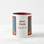 Mug Saint-Joseph avec enfant Jésus-Christ (Centre)