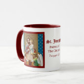 Mug Saint Joseph enterré recevant le Vatican Maquette (Devant gauche)