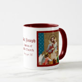 Mug Saint Joseph enterré recevant le Vatican Maquette (Devant droit)