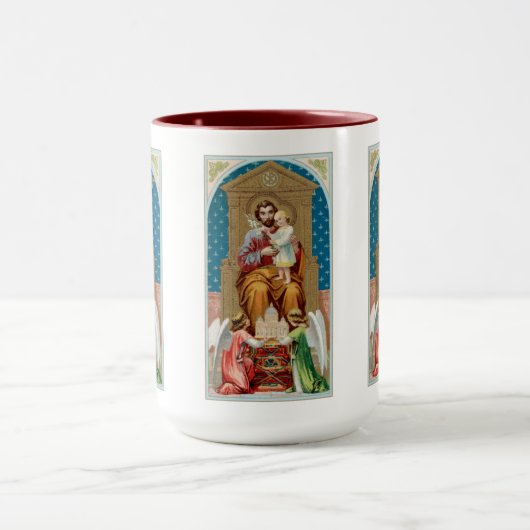 Mug Saint Joseph, Toddler CC, Anges avec modèle du Vat (Centre)