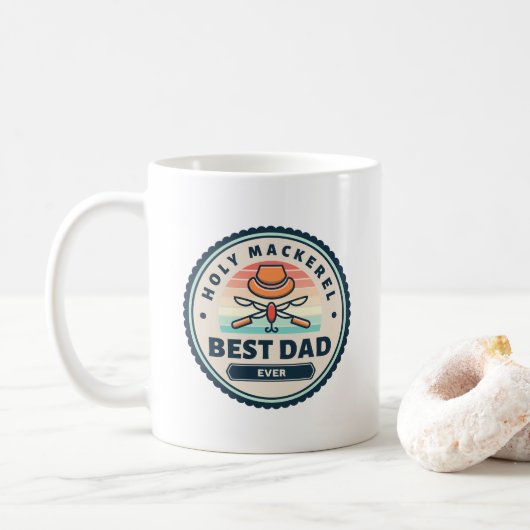 Mug - Saint-Maquereau ! Meilleur papa jamais (Avec donut)