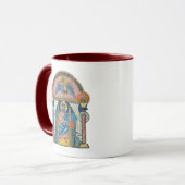 Mug Saint Matthew - Manuscrit médiéval (Devant gauche)