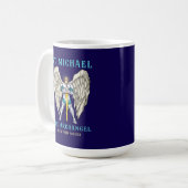 Mug Saint Michel Archange Prière Catholique (Devant gauche)