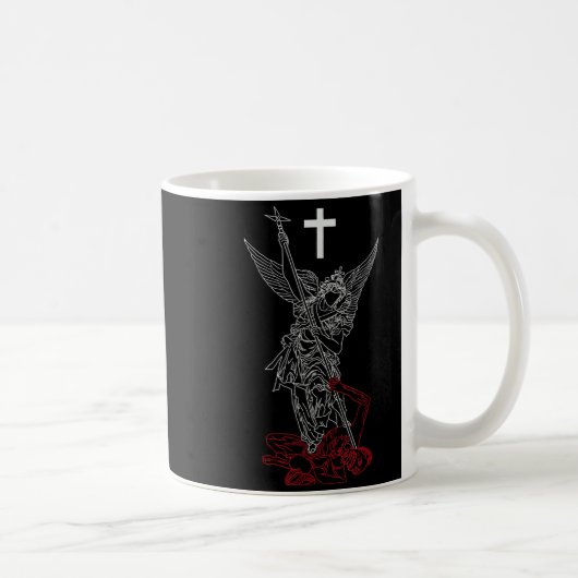 Mug Saint Michel l'Archange vainquant Satan (Droite)