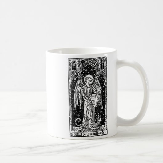Mug Saint Michel l'Archange vainquant Satan Christ (Droite)