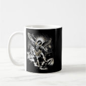 Mug Saint Michel vainquant Satan Archange Guerrier (Gauche)