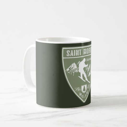 Mug Saint Moritz Suisse (Devant gauche)