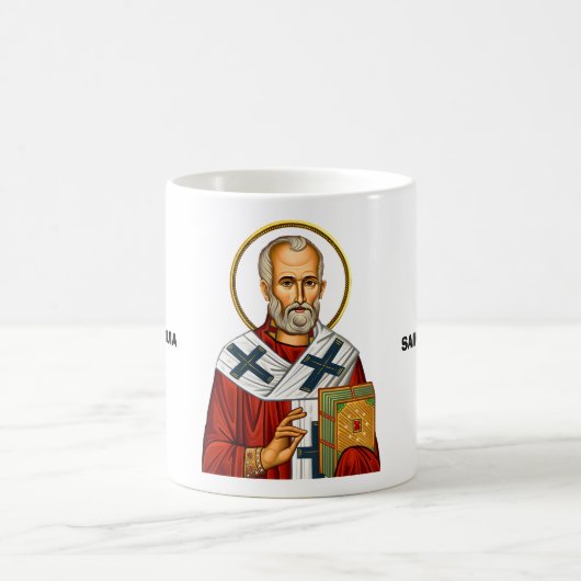 Mug Saint Nicolas icône orthodoxe serbe des saints (Centre)