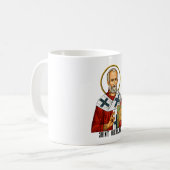 Mug Saint Nicolas saints orthodoxe serbe icône (Devant gauche)